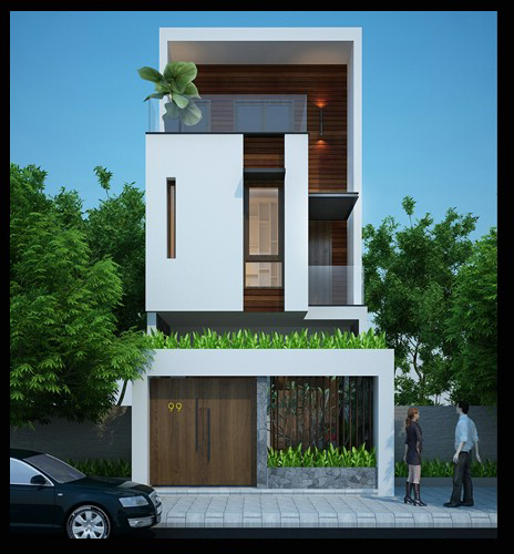 Thiết kế nhà 3 tầng hiện đại đẹp chi phí khoảng 1 tỷ