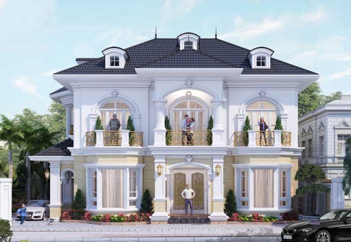 Tổng quan về biệt thự kiểu Pháp