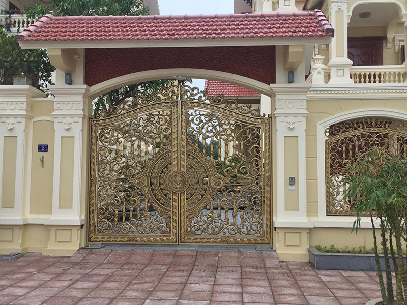 Cổng chính vào nhà nên thiết kế thế nào để đón vận may, tài lộc
