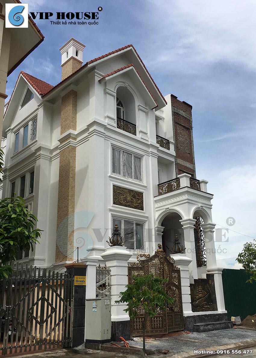 Hình ảnh: Hình ảnh thực tế của công trình sau thi công làm cho nó nổi bật khắp khu phố 