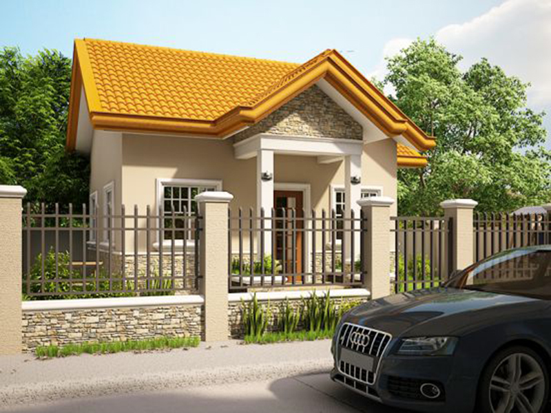 Mẫu nhà cấp 4 nhỏ 50m2 - mẫu 18