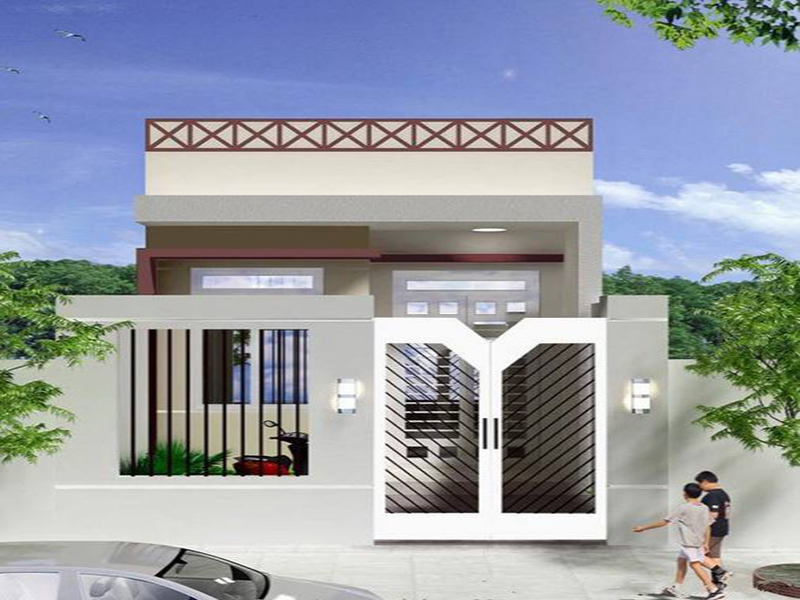 Mẫu nhà cấp 4 nhỏ 50m2 - mẫu 14