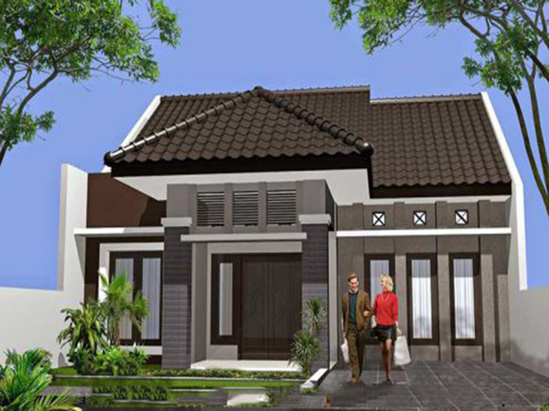 Mẫu nhà cấp 4 nhỏ 50m2 - mẫu 10