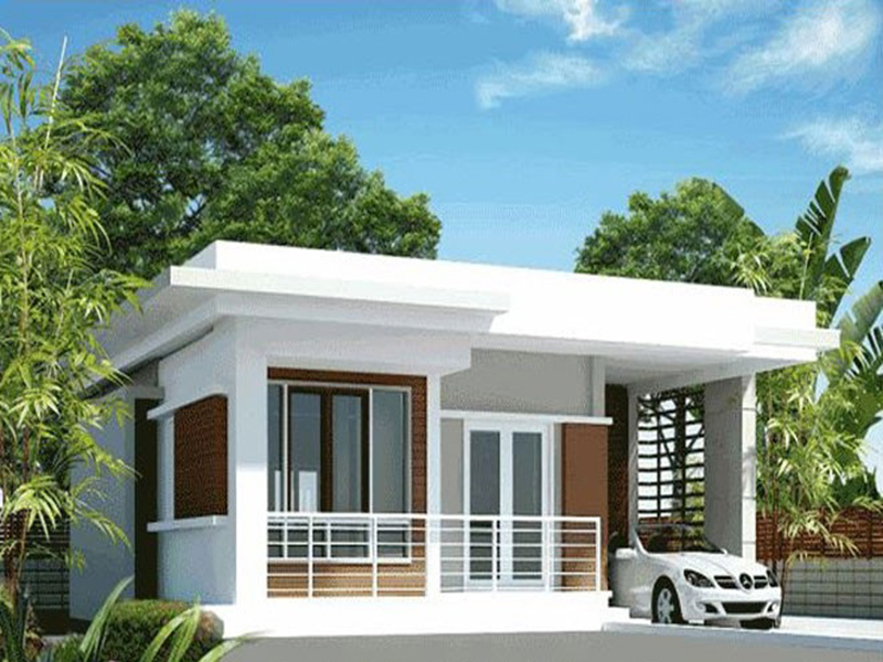 Mẫu nhà cấp 4 nhỏ 50m2 - mẫu 7