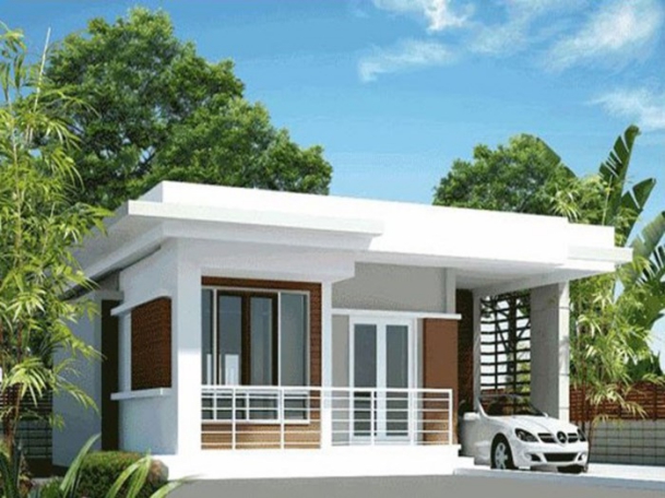 Mẫu nhà cấp 4 nhỏ 50m2 - mẫu 25