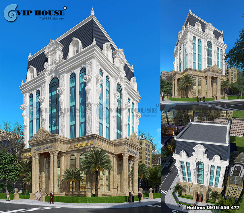 10+ mẫu thiết kế khách sạn tân cổ điển hợp thời đẳng cấp