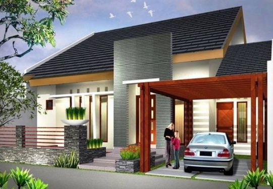 Kiến trúc nhà cấp 4 mái thái hiện đại diện tích khoảng 100m2