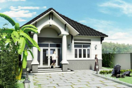 Mẫu nhà cấp 4 3 phòng ngủ có chi phí xây dựng khoảng 500 triệu 