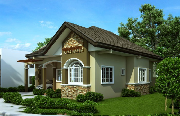 Công trình nhà cấp 4 đẹp khang trang, diện tích thiết kế xây dựng khoảng 100m2