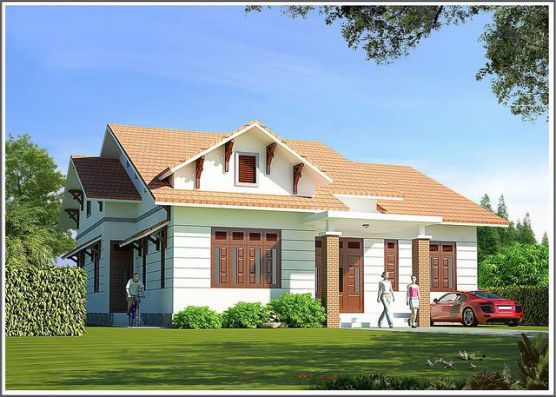 Mẫu nhà cấp 4 đẹp có chi phí xây dựng dưới 500 triệu